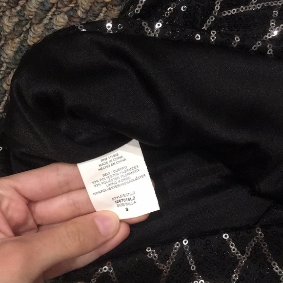 Mandee black and silver sequin dress - Picture 5 of 5